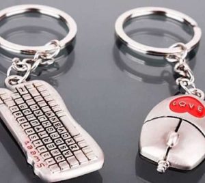 Keyboard and Mouse Keychain