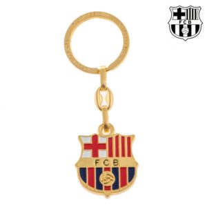 Porte-clés Officiel Doré FC Barcelone