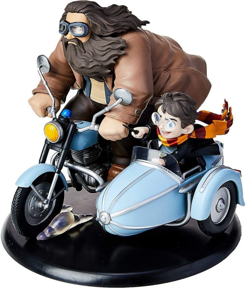 Figurine Collector Harry Potter - Harry & Rubeus Hagrid 18cm - QMX