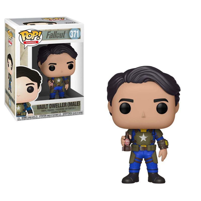 Funko POP! Games Fallout Vault Dweller (Male) with bottle of Nuka-Cola