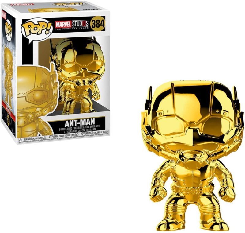 Funko POP! Marvel Studios The First Ten Years Ant-Man Chrome Or