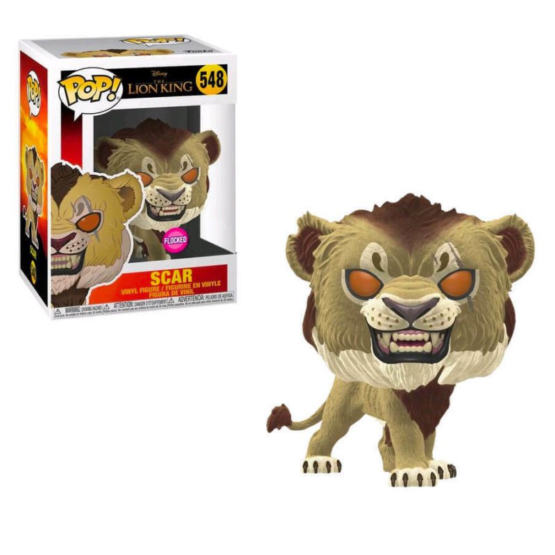 Funko POP! Der König der Löwen (Live Action) Scar Flockierte Limitierte Auflage