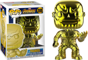 Funko POP! The Avengers Infinity War Thanos Chrome Yellow Limited Edition