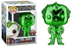 Funko POP! Heroes Batman Arkham Asylum The Joker Green Chrome Limited Edition