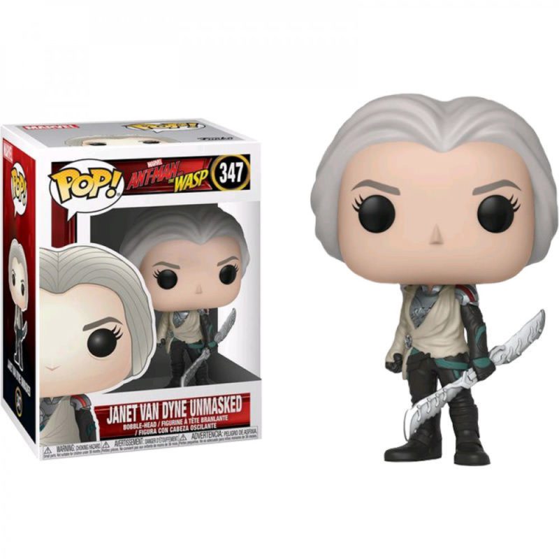 Funko POP! Movies Marvel Ant-Man et la Guêpe Janet Van Dyne Sans Masque Edition Limitée