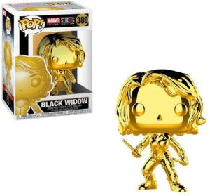 Funko POP! Marvel Studios The First Ten Years Black Widow Gold Chrome
