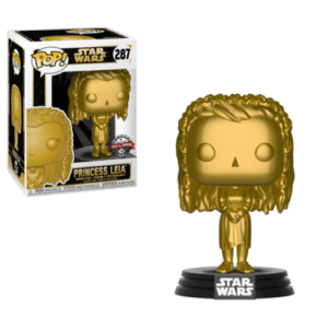 Funko POP! Star Wars Princess Leia Metallisches Gold Limitierte Auflage