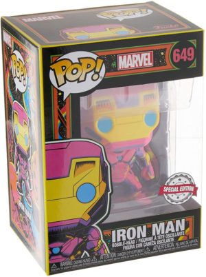 Funko POP! Marvel Black Light Iron Man Limited Edition