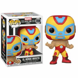 Funko POP! Marvel Lucha Libre Edition Iron Man El Héroe Invicto