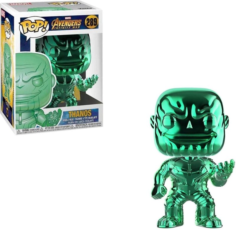 Funko POP! Avengers Infinity War Thanos Chrome Vert Edition Limitée