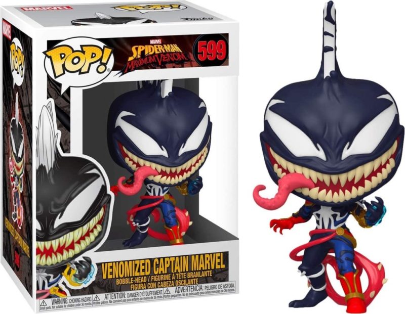 Funko POP! Spider-Man Maximum Venom Venomized Captain Marvel