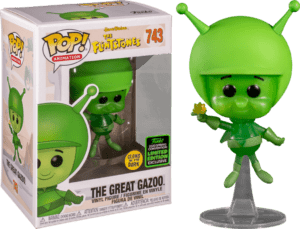 Funko POP! Animation Familie Feuerstein The Great Gazoo Phosphoreszierend Limitierte Auflage