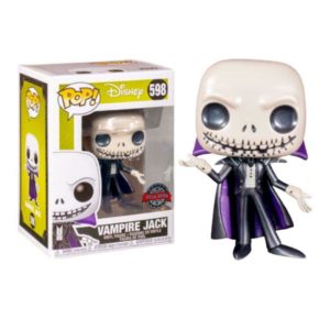 Funko POP! Disney L’Étrange Noël de Monsieur Jack Vampire Jack Métallique Edition Limitée