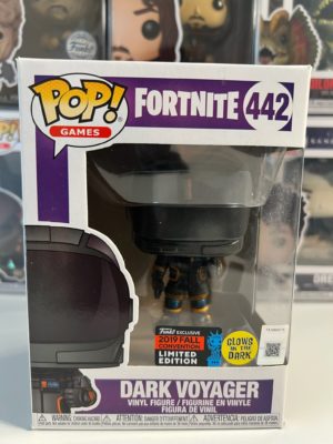 Funko POP! Games Fortnite Dark Voyager Phosphoreszierend Limitierte Auflage Fall Convention 2019 - Unvollkommene Box