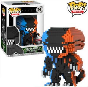 Funko POP! 8-BIT Alien Xenomorph (Blue and Orange)