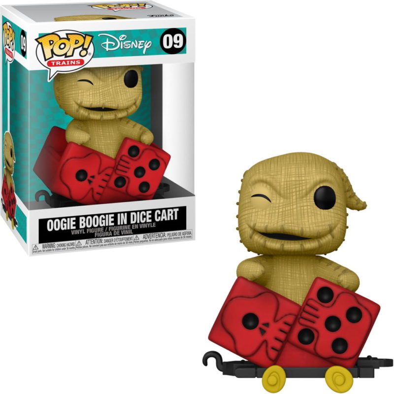Funko POP! Trains Disney Nightmare Before Christmas Oogie Boogie in Dice Cart