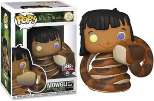 Funko POP! Disney Das Dschungelbuch Mowgli mit Kaa Limitierte Auflage