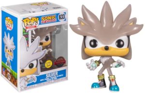 Funko POP! Games Sonic the Hedgehog 30ème Anniversaire Silver Edition Limitée Phosphorescente