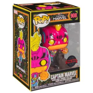 Funko POP! Marvel Black Light Captain Marvel Limited Edition