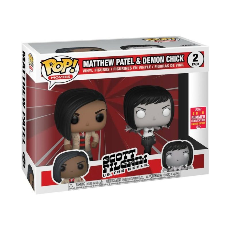 Funko POP! Movies Scott Pilgrim vs. the World 2-Pack Matthew Patel & Demon Chick Limited Edition