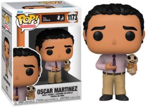 Funko POP! Television The Office Oscar Martinez avec Poupée Epouvantail