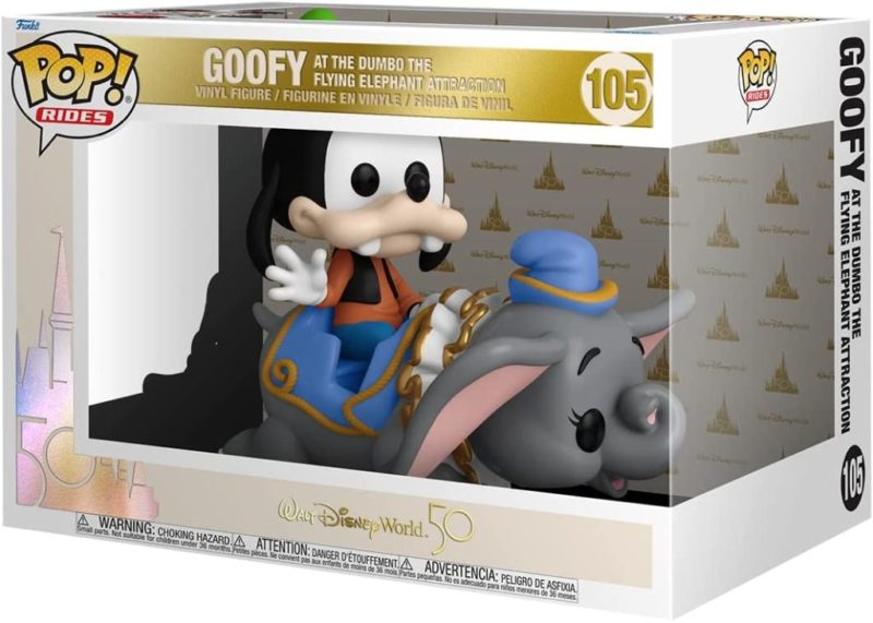 Funko POP! Rides Disney Goofy at The Dumbo The Flying Elephant Attraction 15cm