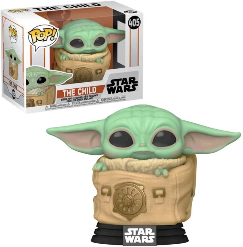 Funko POP! Star Wars The Mandalorian L’Enfant avec Sac
