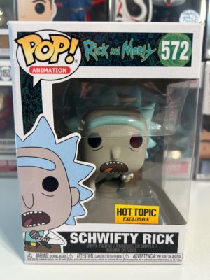 Funko POP! Animation Rick & Morty Schwifty Rick Limitierte Auflage Hot Topic - Unvollkommene Box