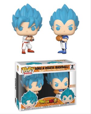 Funko POP! Animation Dragon Ball Super 2 Pack Goku & Vegeta (Baseball) Edition Limitée BoxLunch