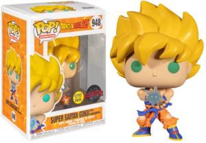 Funko POP! Animation Dragon Ball Z Super Saiyan Goku with Kamehameha Glow in the Dark Limited Edition