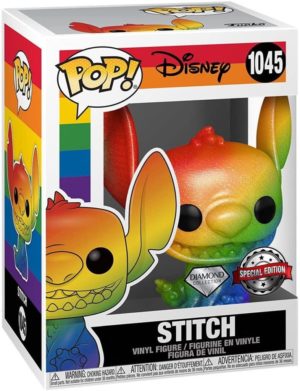 Funko POP! Disney Fierté Arc-en-Ciel Stitch Diamond Edition Limitée