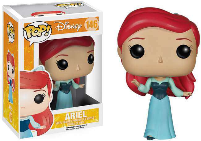 Figurine Ariel Robe Rose / La Petite Sirene / Funko Pop Disney 220