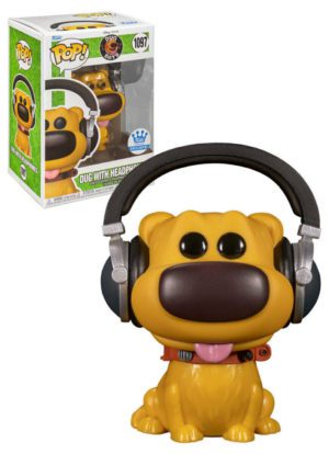 Funko POP! Disney Pixar Dug Days Dug with Headphones Limited Edition