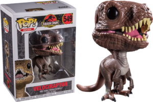 Funko POP! Movies Jurassic Park Velociraptor (Black Eyes)