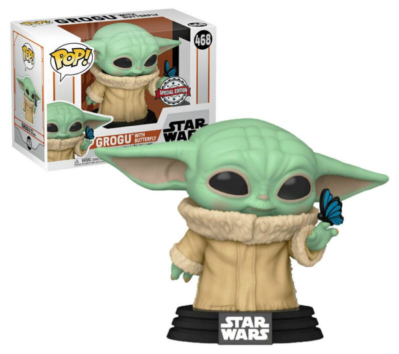 Funko POP! Star Wars Grogu with Butterfly Limitierte Auflage