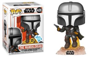 Funko POP! The Mandalorian - The Mandalorian (Volant) Edition Limitée Phosphorescente Funko Insider Club