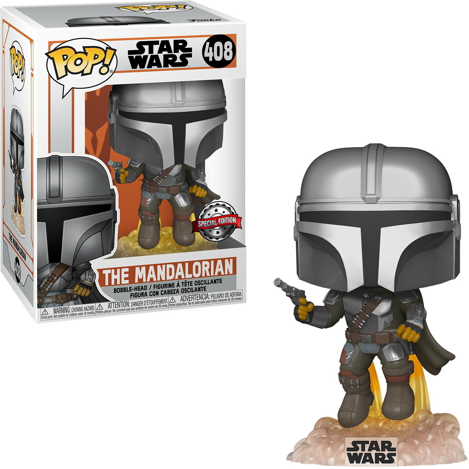 mandalorian flying funko