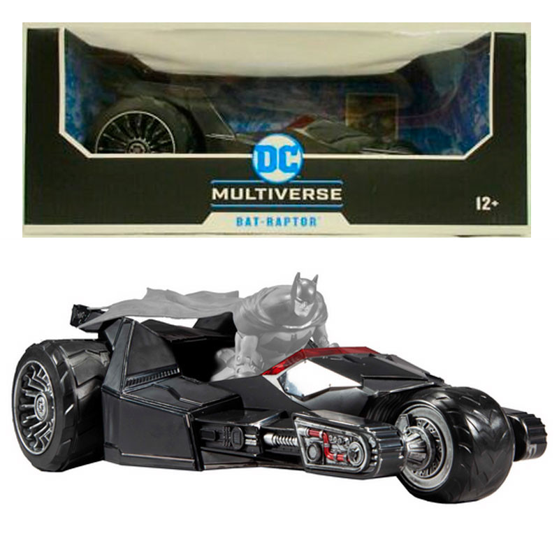 Batman The Bat-Raptor Vehicle NIB w/Collector Card DC Multiverse McFarlane Toys 