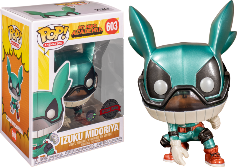 Funko POP! Animation My Hero Academia Izuku Midoriya avec Casque Métallique Edition Limitée