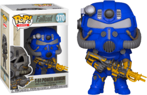 Funko POP! Games Fallout T-51 Power Armor (Vault-Tec Blue) Limited Edition