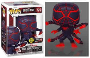 Funko POP! Marvel Spider-Man Miles Morales (Programmable Matter Suit) Glow in the Dark Limited Edition GameStop