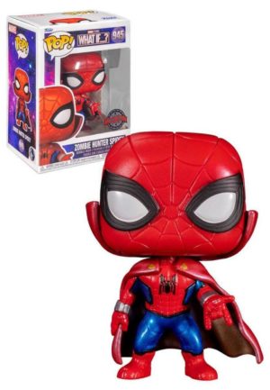 Funko POP! Marvel What If...? Zombie Hunter Spidey Metallic Limited Edition