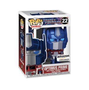 Funko POP! Retro Toys Transformers Optimus Prime Métallique Edition Limitée Amazon