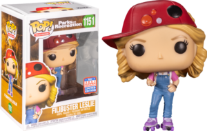 Funko POP! Television Parks and Recreation Filibuster Leslie Limited Edition