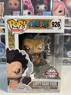 Funko POP! Animation One Piece Luffy Gear Four Métallique Edition Limitée - Boîte Imparfaite