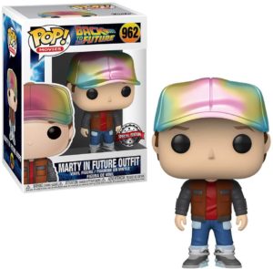Funko POP! Zurück in die Zukunft Marty in Future Outfit Metallisch Limitierte Auflage