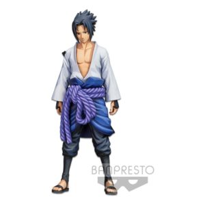 Figure Naruto Shippuden Sasuke Uchiha - Bandai Banpresto Grandista - Manga Dimensions 27cm