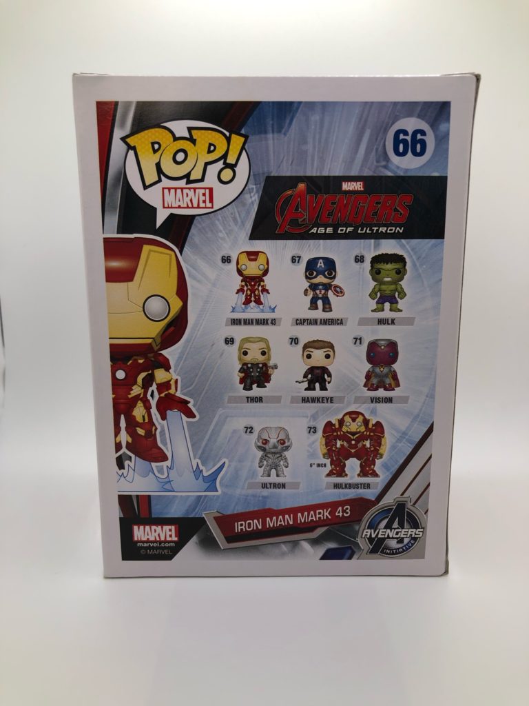 Funko POP! Marvel Avengers The Age of Ultron - Iron Man Mark 43 - Imperfect  Box - LJ Shop - Switzerland Online Shop