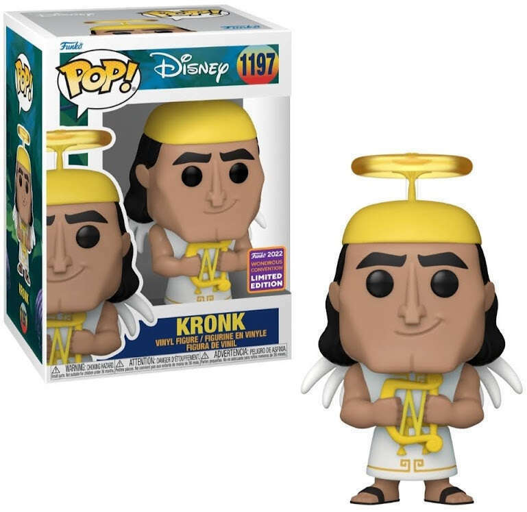 Funko POP! Disney The Emperor's New Groove Kronk as Angel Limited Edition Wondrous Convention 2022