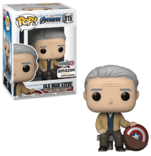 Funko POP! Marvel Avengers Endgame Old Man Steve Edition Limitée Amazon